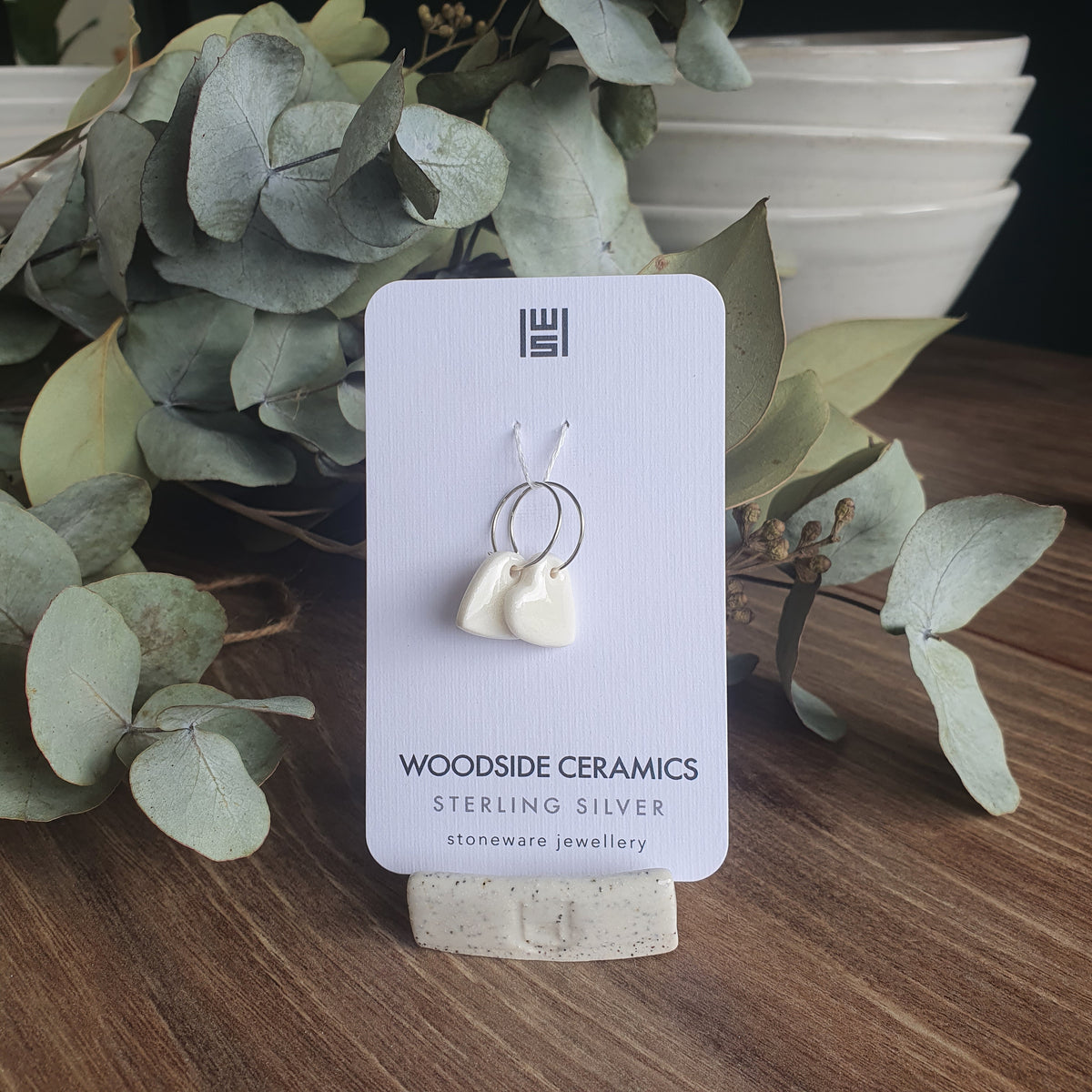 Porcelain Hearts Handmade Ceramic Earrings Range Handmade Ceramics